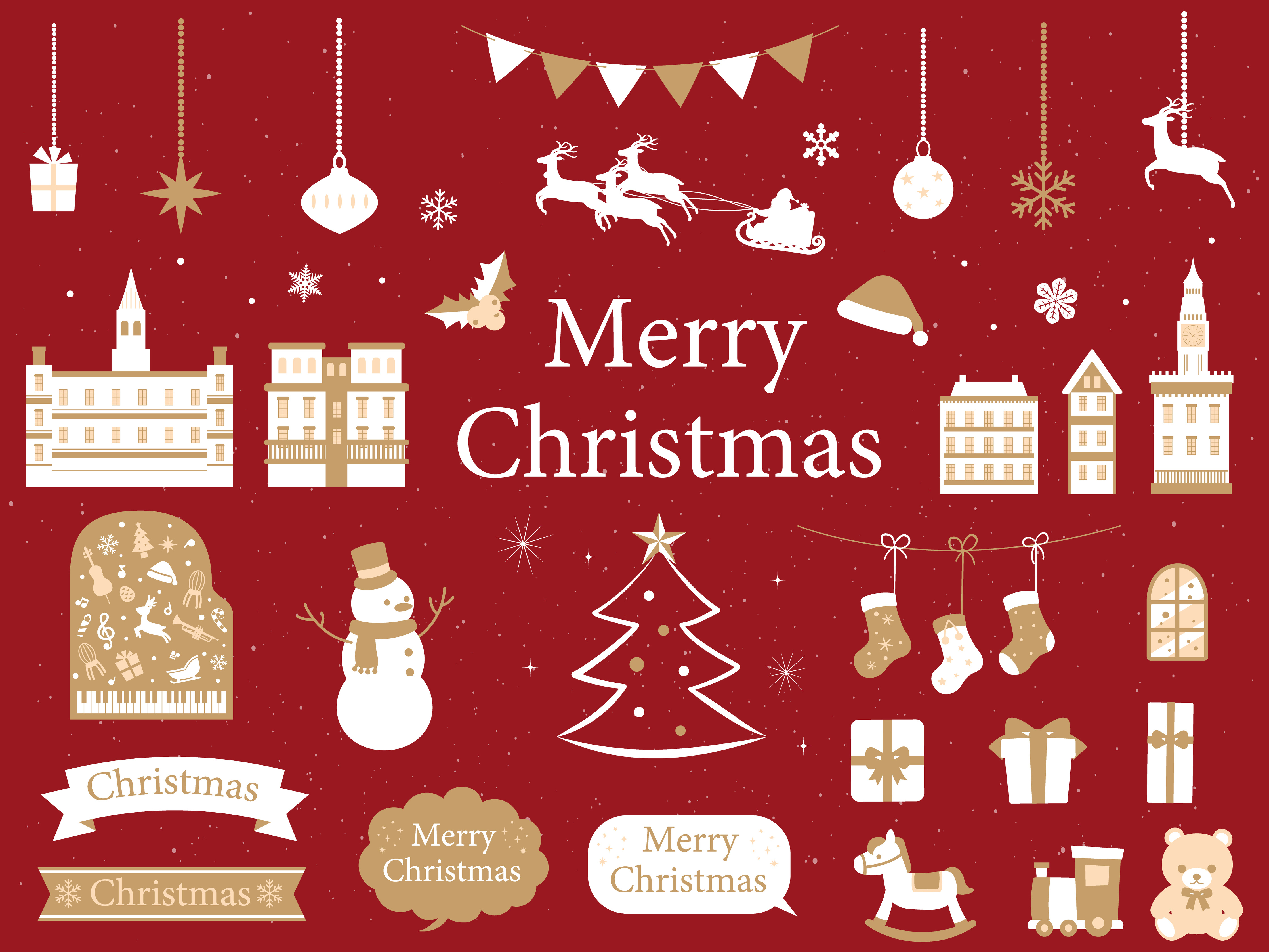 【2025年版】クリスマスイラスト・アイコン無料サイト10選 | 商用利用可能