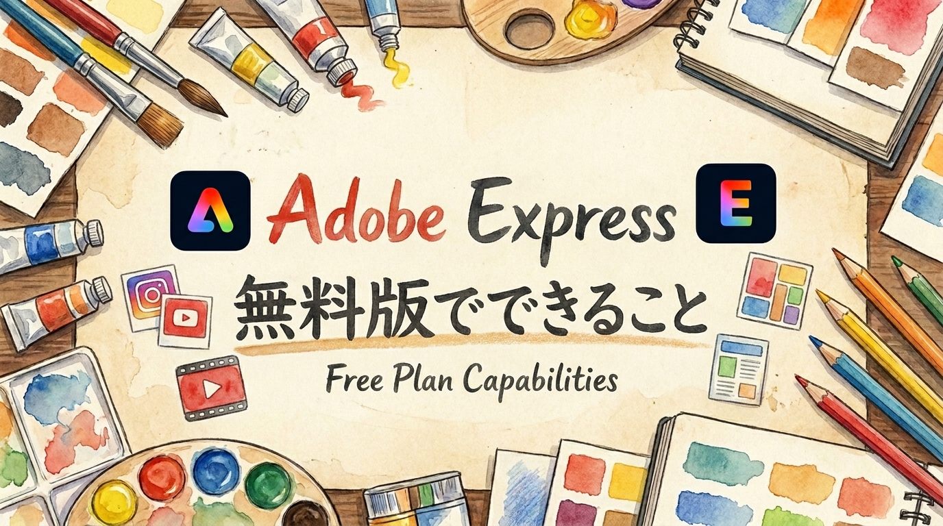 Adobe Express無料版でできること【2026年最新】