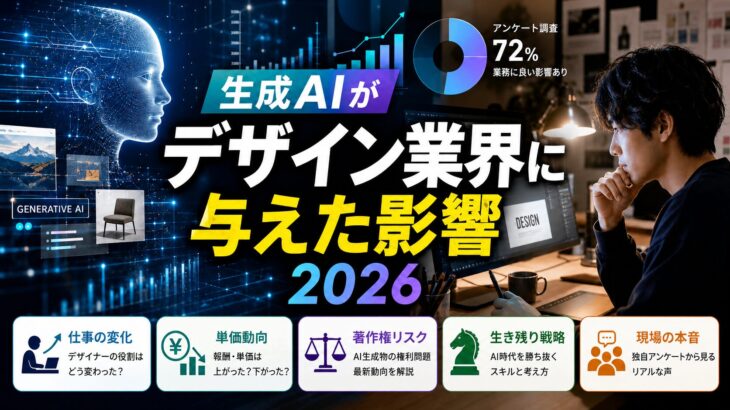 生成AIがデザイン業界に与えた影響2026