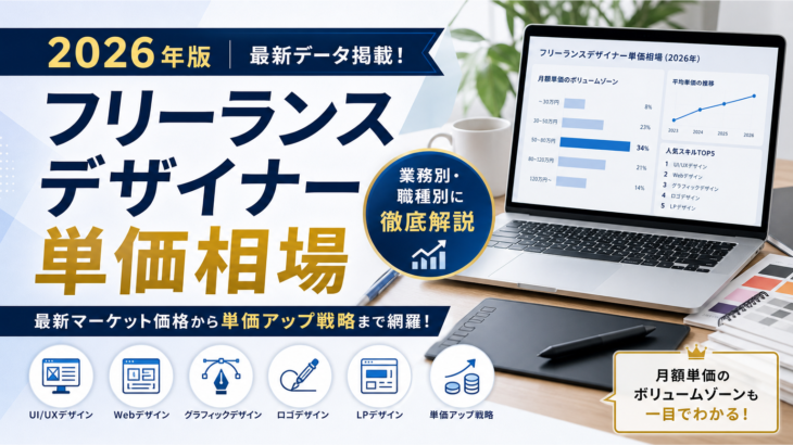 フリーランスデザイナー単価相場2026年版
